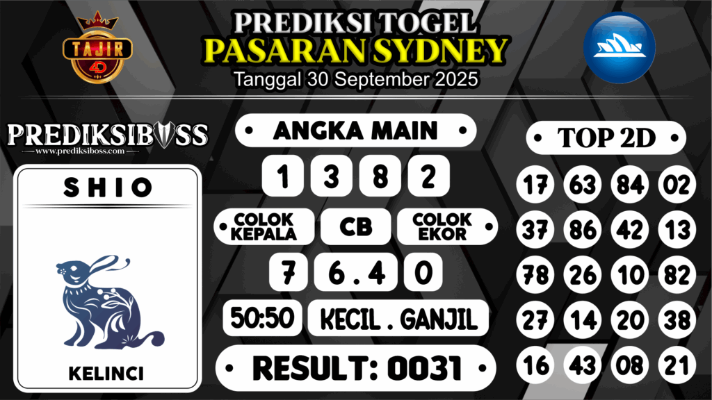 https://prediksibossviral.com/prediksi-boss-togel-sidney-selasa-30-september-2025/