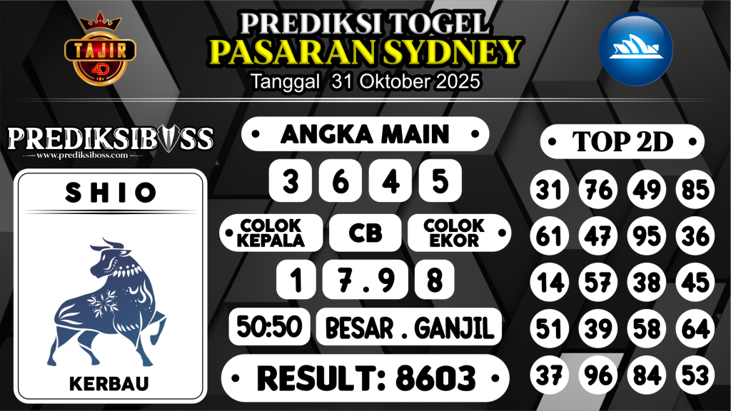 https://prediksibossviral.com/prediksi-boss-togel-sidney-jumat-31-oktober-2025/