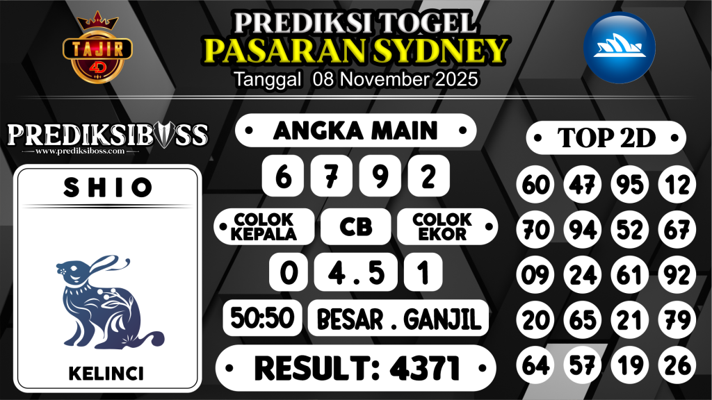 https://prediksibossviral.com/prediksi-boss-togel-sidney-sabtu-08-november-2025/